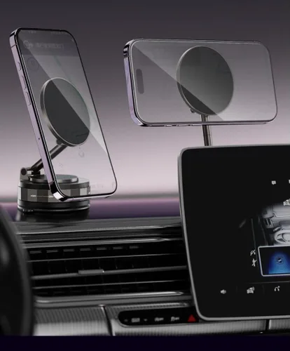 Vista 2 de Soporte magnético para teléfono de automóvil actualizado 2025 para Mercedes-Benz S580 2020 2021 2022 2023 2024 2025, soporte magnético para teléfono