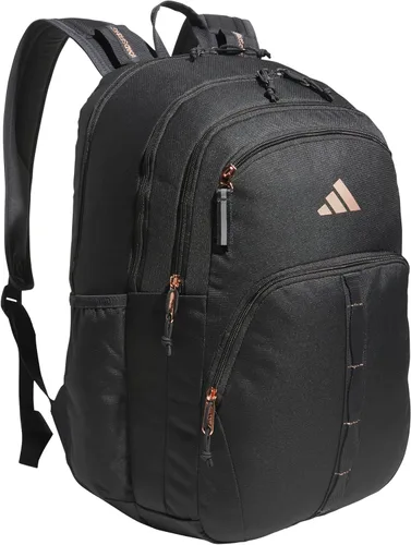 Vista 17 de adidas Mochila unisex Prime para trabajo, bolsa para laptop, mochila de viaje para mujeres y hombres con compartimento acolchado para laptop, Negro