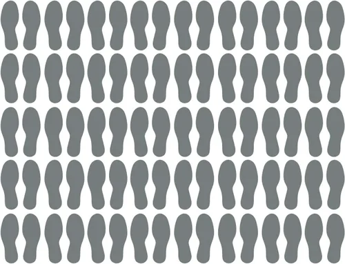 Vista 56 de LiteMark Calcomanías de vinilo para piso, calcomanías de línea para suelo de aula, oficinas, bailes, eventos, marcadores de puntos duraderos con Azul
