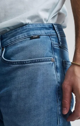 Vista 114 de Mavi Jake - Jeans para hombre, tiro regular, pierna ajustada