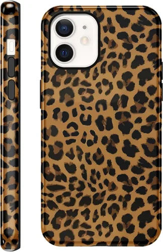 Vista 20 de Funda de teléfono con estampado de guepardo para iPhone 7/8/SE 2020/2022 de 4.7 pulgadas, funda de lujo con diseño de leopardo marrón coqueta a