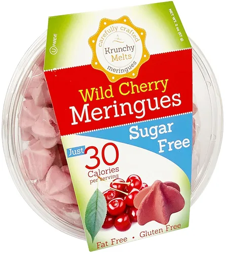 Vista 7 de Krunchy Melts – Merengues sin azúcar – Sabor Cappuccino – 2 Oz tina