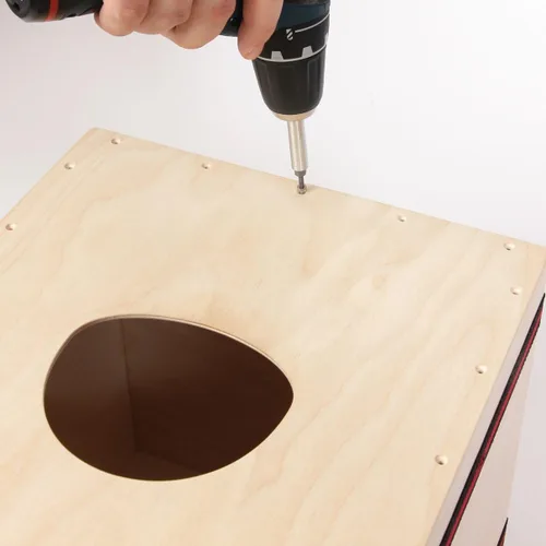 Vista 14 de Sela SE 018 Cajon Kit de caja mediano con instrucciones y CD de audio