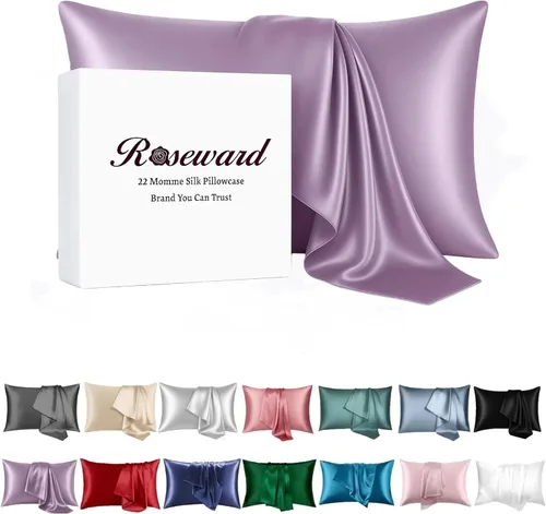 Vista 16 de Fundas de almohada de seda beige con cremallera, fabricadas en Estados Unidos, funda de almohada de seda real para piel propensa al acné