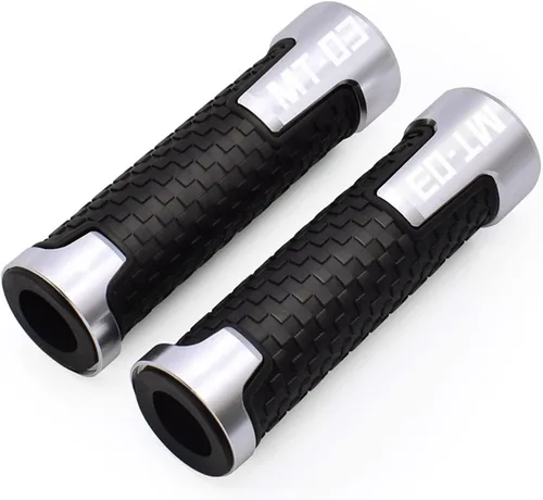 Vista 9 de Universal Motorcycle 7/8" 22mm Universal Handle Handlebar Hand Bar Grip for Y&AMAHA MT03 MT 03 2015-2021 2016 Accessories with Logo MT-03