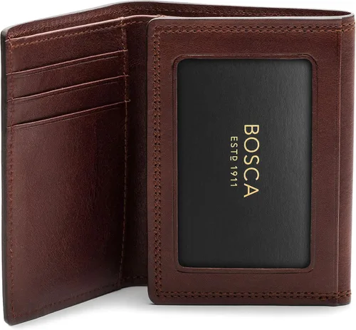 Vista 3 de Bosca Double ID Trifold in Dolce Leather - RFID
