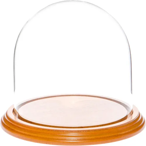 Vista 8 de Plymor Cúpula de cristal de 5.5" x 5.5" (base de madera MDF negra)