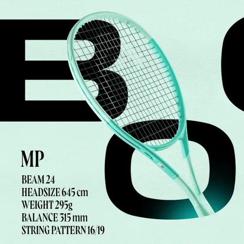 Vista 3 de Head Auxetic 2.0 Boom MP - Raqueta de tenis Strung Mid Tension with Velocity 16G String