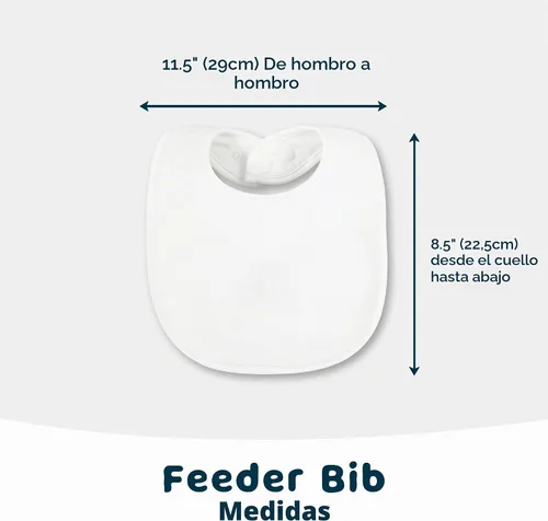 Vista 2 de Tiny Twinkle Baby Feeding Bibs - Waterproof and Absorbent Infant Drool and Feeding Baby Bibs