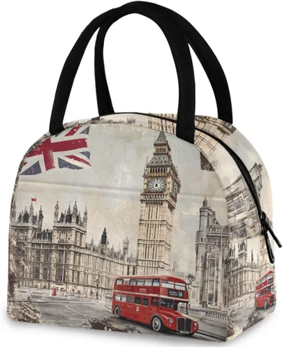 Vista 28 de Bolsa de almuerzo reutilizable para mujer africana con bolsillo frontal con cierre de cremallera aislada, bolsa térmica para el trabajo, picnic