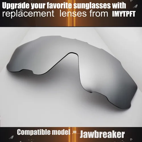 Vista 5 de CompatibleReemplazo para Lentes Oakley Jawbreaker NegroTitanio