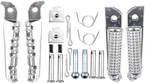 Vista 3 de Reposapiés de la motocicleta delantero/trasero reposapiés Estriberas Pedal de resorte para Yam & aha FZ-09 MT09 MT07 MT03 MT10 R3