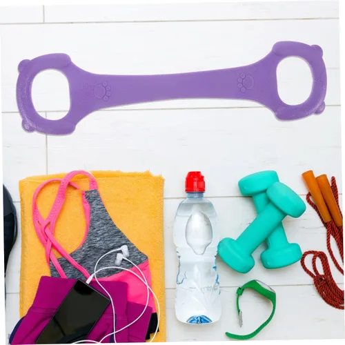 Vista 5 de Tensor de yoga multifunción Bandas de estiramiento Banda de resistencia elástica Expansor de pecho Ejercicio Herramienta de fitness portátil