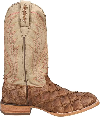 Vista 3 de Durango Bota Western Premium Exotics Tobacco Pirarucu