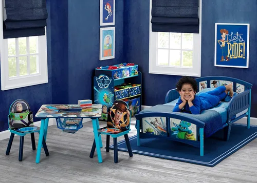 Vista 5 de Delta Children Cama para niños pequeños de plástico, Disney/Pixar Toy Story 4