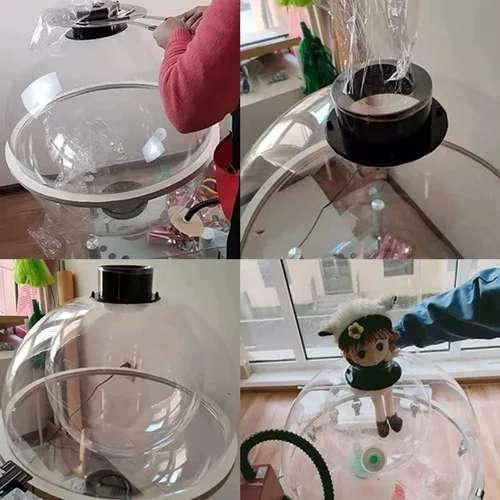Vista 7 de Kit de herramientas de relleno de globos, máquina de llenado de expansor de globos de bricolaje, máquina de envolver regalos de globos, adecuada
