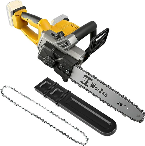 Vista 10 de Mini motosierra inalámbrica de 8 y 10 pulgadas, compatible con batería Dewalt de 20 V MAX, motosierras eléctricas sin escobillas para cortar madera