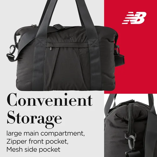 Vista 3 de Concept One New Balance - Bolsa de viaje mediana para mujer con asas de transporte y correa para el hombro