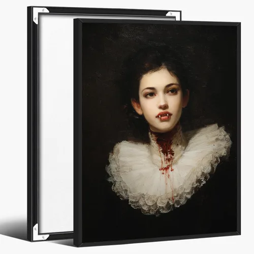 Vista 32 de Bonito arte de lectura de fantasmas, póster de pared de bosque de Halloween con hongos y plantas, impresión de lectura de fantasmas caprichosa