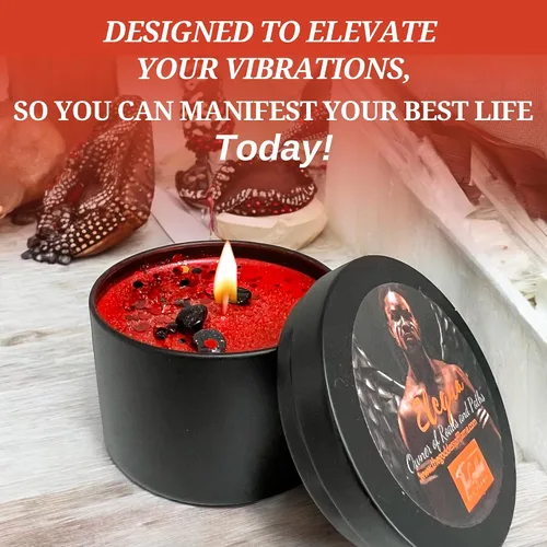 Vista 6 de Elegua - Vela de ofrenda espiritual (8 oz)