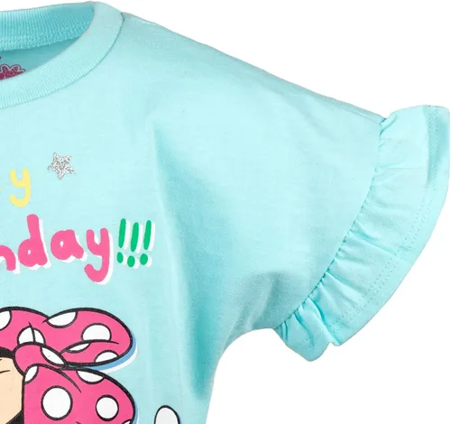Vista 7 de Disney Minnie Mouse Princess Belle The Little Mermaid Moana Lilo &Stitch Frozen - Camiseta de cumpleaños para niñas pequeñas a niños pequeños