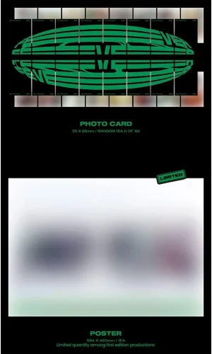 Vista 4 de ATEEZ -Zero - Epílogo de fiebre [Diario ver.] 1 álbum+póster plegado limitado+cultura regalo coreano (calcomanías decorativas, tarjetas fotográficas)