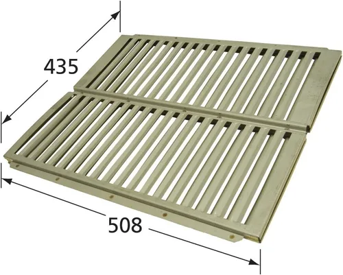 Vista 2 de Placa de calor de acero inoxidable para parrillas de ducano