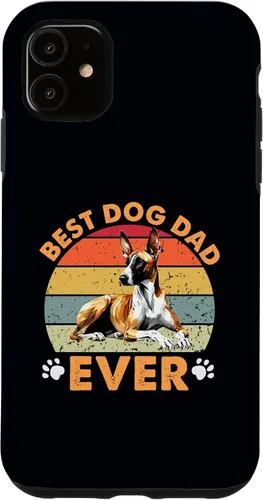 Vista 5 de iPhone 15 Best Podenco Canario Dog Dad Ever Funny Dogs Owner Retro Case