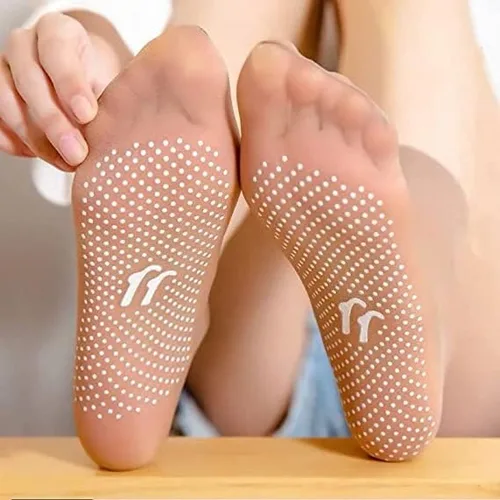 Vista 6 de Calcetines elásticos para moldear el cuerpo iónico de turmalina