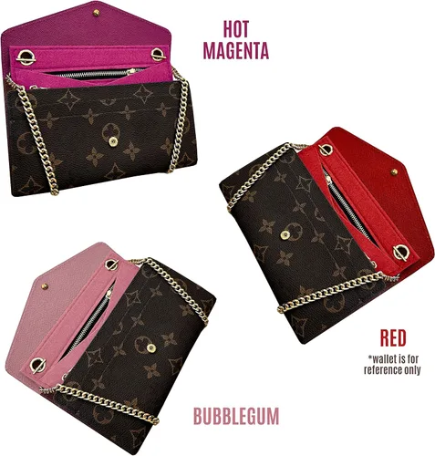 Vista 7 de Sarah Wallet Insert Purse Conversion Kit for Sarah Wallet with Gold Chain Sarah Wallet on Chain (90cm Gold Chain - Underarm Fit, Lime)