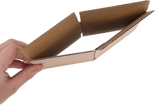 Vista 4 de Savins gt1-ZJ 100 Cajas de papel corrugado 4x4x4"(3.9x3.9x3.9 in)Amarillo