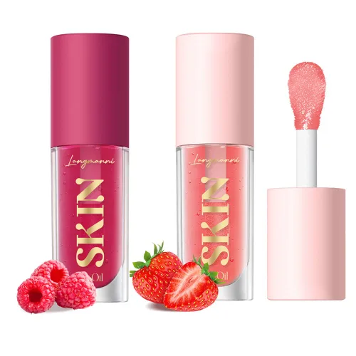 Vista 15 de BANGFENG Big Brush Head - Tinte hidratante para labios con brillo labial, brillo labial hidratante, bálsamo labial tintado, cuidado de labios 1