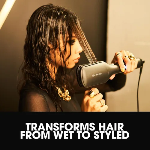Vista 3 de ghd Duet Style - Plancha de pelo 2 en 1 + secador de pelo en una herramienta Transforma el cabello de húmedo a peinado sin daños por calor Seca