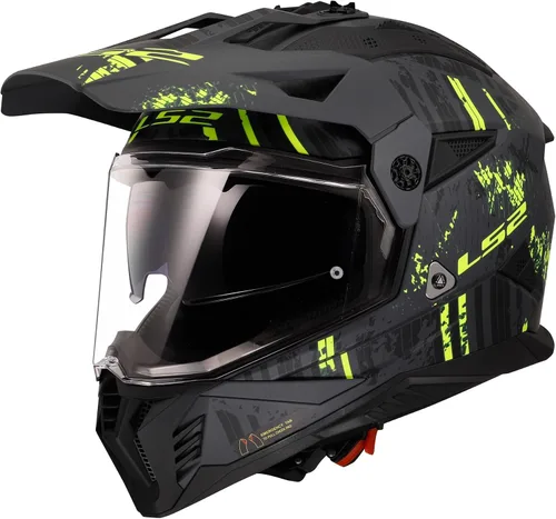 Vista 11 de LS2 Casco Blaze II Adventure para motocicleta con parasol
