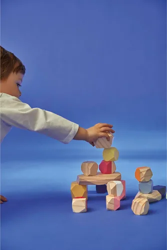 Vista 7 de Janod Sweet Cocoon - J04401 - Piedras apilables para niños mayores de 2 años