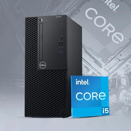 Vista 4 de Dell Optiplex 3060 Mini Tower - Computadora de sobremesa Intel Core i5-8500 de 3.0 GHz, 32 GB DDR4 de RAM, 512 GBSSD, teclado y mouse - WiFi
