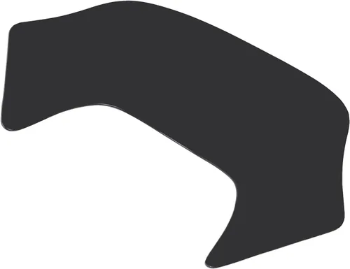 Vista 6 de Protector de parabrisas de carenado de labios negro compatible para Harley Dyna Sportster Softail