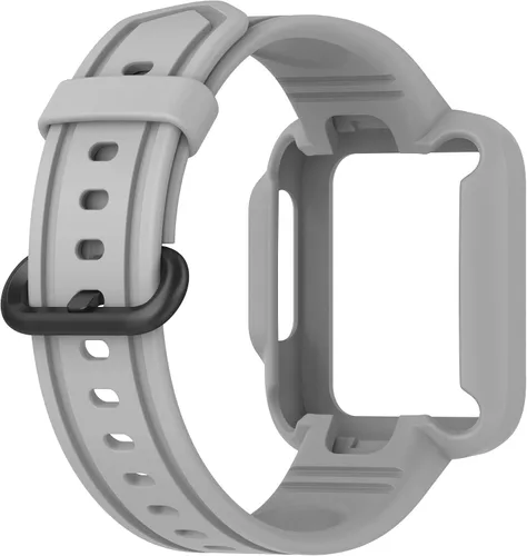 Vista 3 de TenCloud Bandas compatibles con Mi Redmi Watch 2 Lite Correa de pulsera con carcasa resistente para Mi Redmi Watch 2 Lite Band