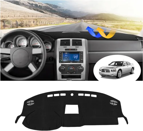 Vista 20 de FIILINES Cubierta para tablero Compatible con Mazda 3 2010-2013 Accesorios Tapete para tablero para Mazda 3 Accesorios Tapete para salpicadero