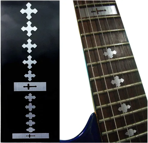 Vista 6 de Jockomo - Adhesivo metálico con incrustaciones de guitarra celta