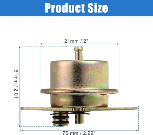 Vista 3 de X AUTOHAUX Regulador de presión de inyección de combustible para Ford F-150 1994-1999 para Ford F-250 1993-1999 Reemplaza F4SZ9C968A F4TZ9C968B