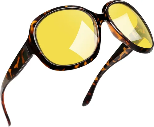 Vista 43 de Joopin Lentes de sol de gran tamaño para mujer, polarizados, grandes, para conducción, protección UV, grandes sombras