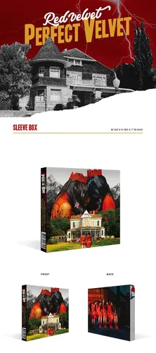 Vista 2 de SM Entertainment RED VELVET - Perfect Velvet Peek-A-Boo (Vol.2) CD+folleto+tarjeta fotográfica+juego de tarjetas fotográficas adicionales