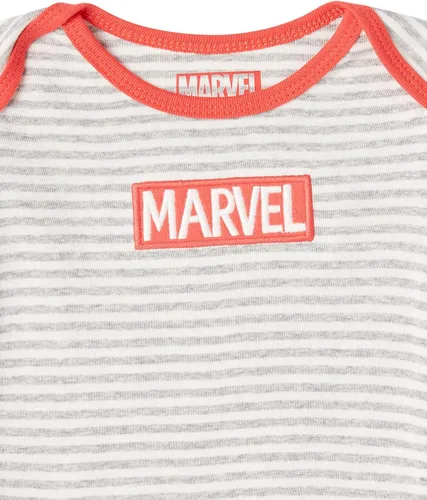 Vista 6 de Tienda Essentials Disney Marvel Star Wars Baby Boys Long-Sleeve Bodysuits Pack of 5