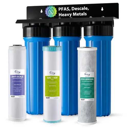 Vista 11 de iSpring Sistema de filtro de agua para toda la casa de eliminación de plomo probado por SGS, reduce sedimentos, cloro y hasta un 99% de plomo
