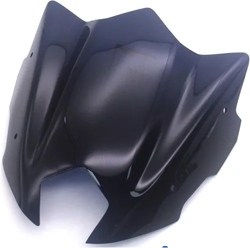 Vista 6 de Helmet Visor Motorcycle Sports Windshield Black Windscreen Fits for FZ8 2010 2011 2012 2013 2014 2015 2016 2017 FZ 8 10-17