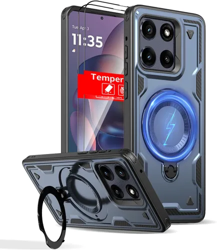 Vista 142 de Funda magnética para Google Pixel 9A compatible con cargador inalámbrico MagSafe, para Pixel 9A, funda de teléfono integrada de 360 °, con 2