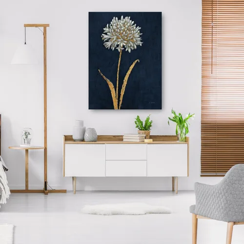 Vista 5 de Fine Art Canvas Decoración de pared de lienzo de verano brillante I índigo por el artista James Wiens para sala de estar, dormitorio, baño, cocina