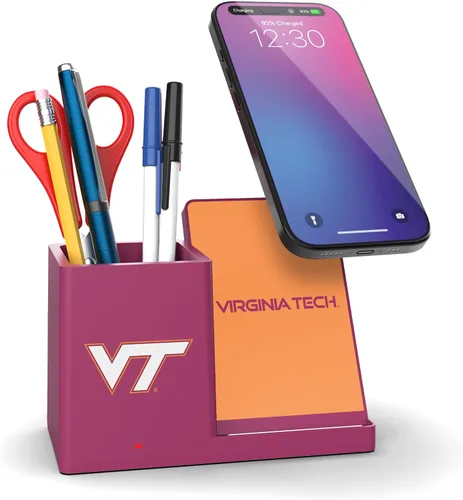 Vista 17 de SOAR NCAA - Soporte de carga inalámbrico unisex para teléfono celular y organizador de escritorio Color del