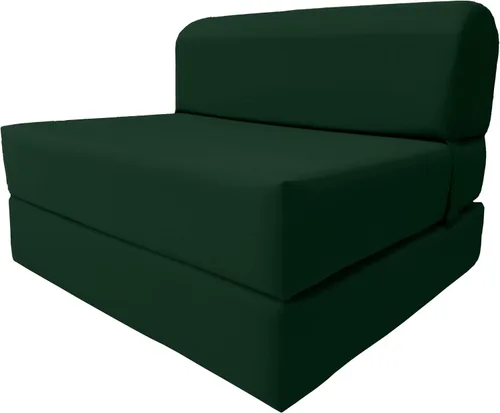 Vista 52 de D&D Futon Furniture. Silla plegable de espuma, sofá de estudio, colchón de espuma plegable para invitados (6 x 24 x 70 pulgadas, negro)